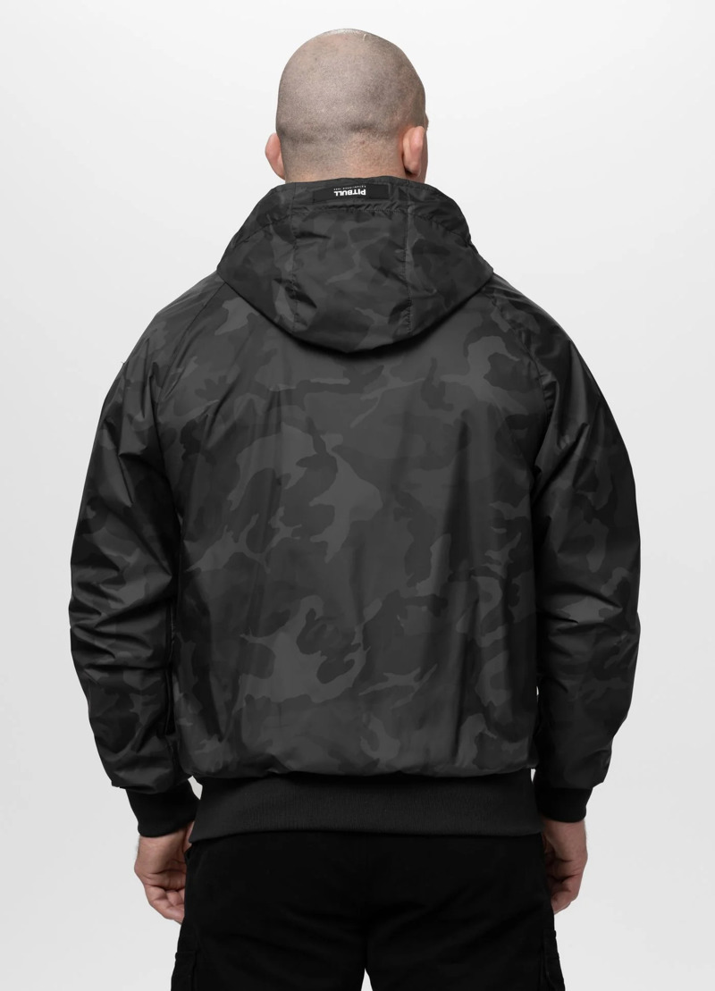 Pitbull sports Transitional hooded jacket ATHLETIC logo-camo